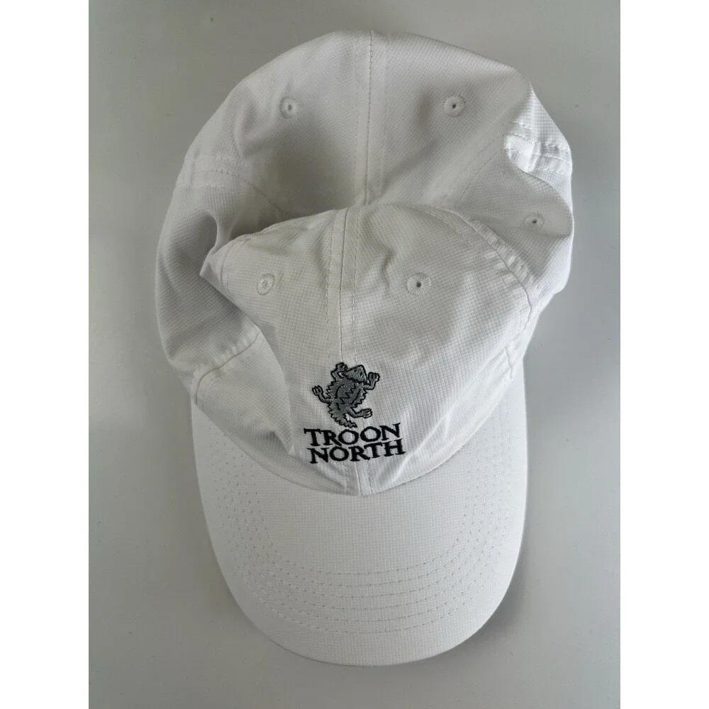 Troon North Scottsdale Arizona Destination Golf Course White Baseball Hat Cap